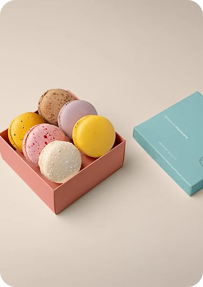 Custom Macaron Boxes with Logo Wholesale Packaging USA